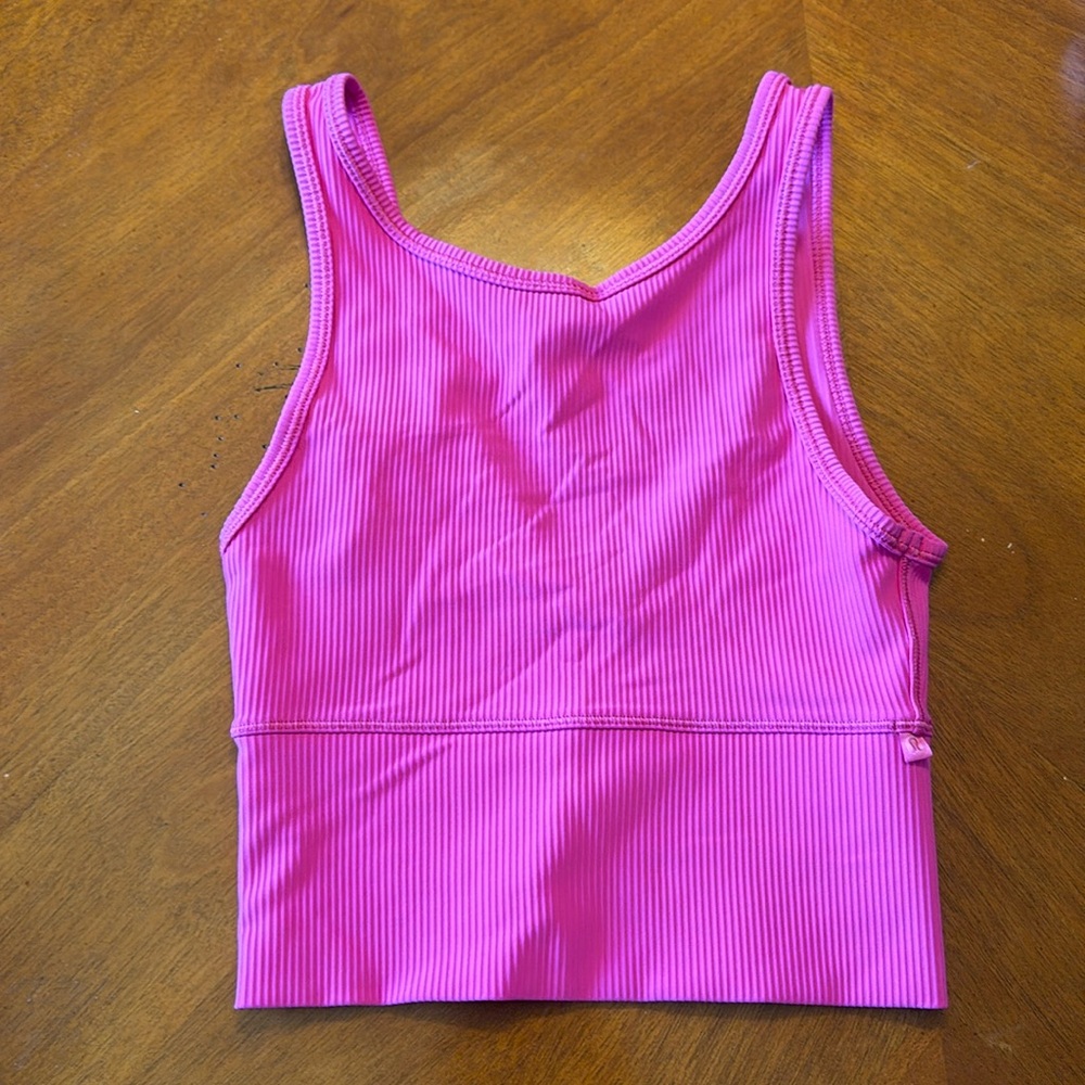 Lululemon power pivot ribbed tank top